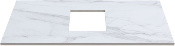 Столешница для ванной Allen Brau Priority 1.31009.M 65.8 см керамогранит, цвет белый