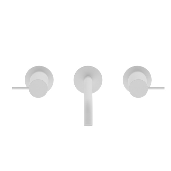 Смеситель для раковины Cezares Leaf LEAF-BLI3L-20-L-BIO белый матовый