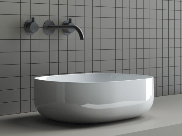 Раковина накладная овальная Ceramica Nova Element CN6018 фарфор цвет белый