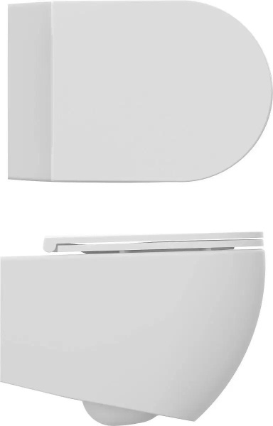 Унитаз подвесной ISVEA Infinity 10NF02001SV Rimless фарфор белый