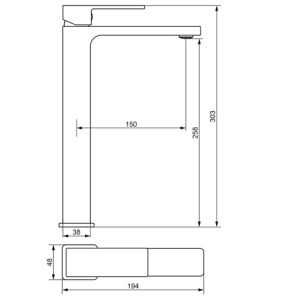 Смеситель для раковины Damixa Gaia 530250500 розовое золото матовое