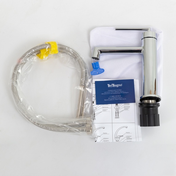 Смеситель для раковины BelBagno Acqua ACQUA-LVM-CRM хром