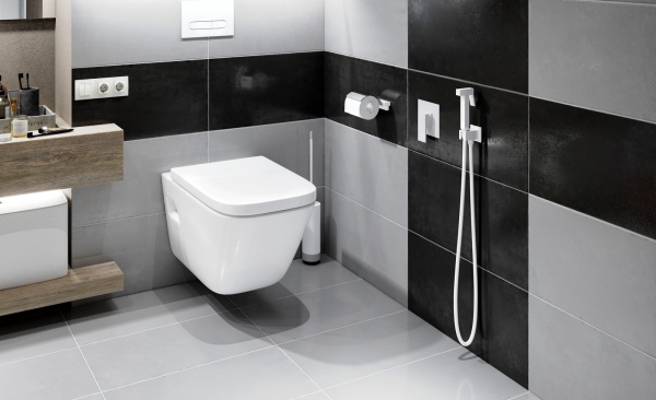 Гигиенический душ Timo Selene 2089/16SM встраиваемый в стену белый