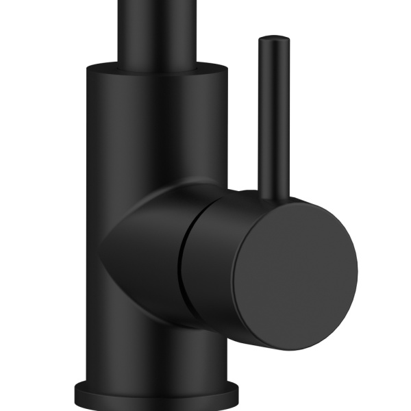 Смеситель для кухни Raiber Graceful RPB-013 без подключения к фильтру черный матовый