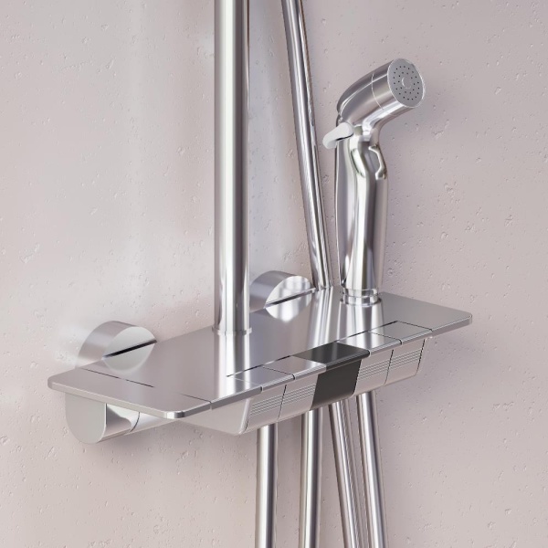 Душевая система со смесителем Damixa Gala 953770000 монтаж настенная с термостатом хром