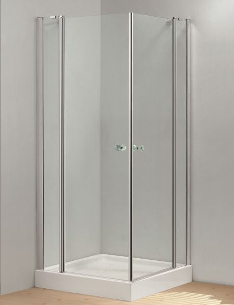 Душевой угол Cezares Triumph TRIUMPH-A-22-90-C-Cr квадратная   стекла , профиль 