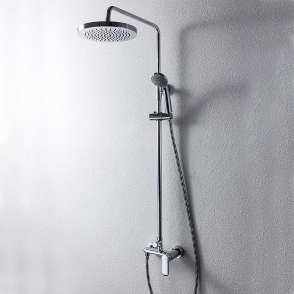 Душевая система со смесителем Bravat Opal С F9125183CP-A1-RUS монтаж настенная без термостата хром