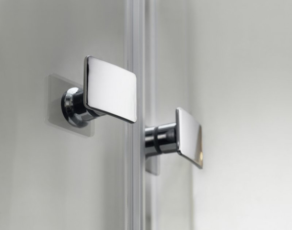 Душевой угол Cezares Crystal-S CRYSTAL-S-R-2-80-C-Cr четверть круга  стекла , профиль 