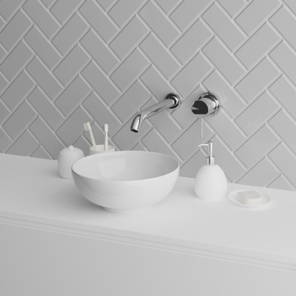 Раковина  круглая Grossman  GR-3021 фаянс цвет белый