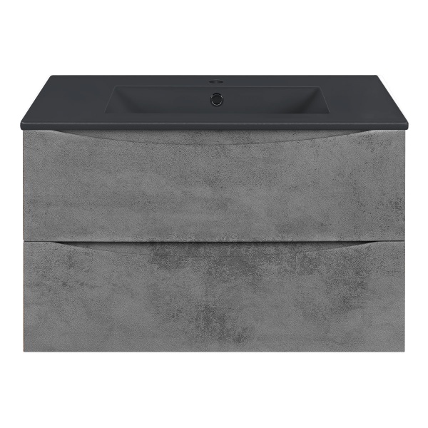 Тумба  подвесная Vincea Mia VMC-2MC750BT 75 см  2 ящика цвет Beton 