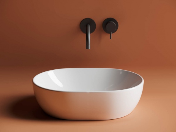 Раковина накладная овальная Ceramica Nova Element CN6019 фарфор цвет белый
