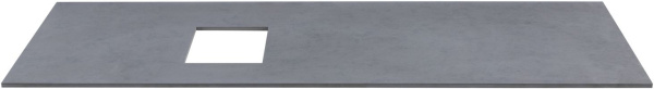 Столешница для ванной Allen Brau Infinity 1.21015.G 120 см керамогранит, цвет серый