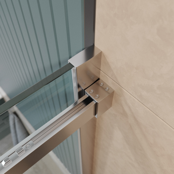 Душевая дверь BelBagno Soft Close-2 SOFT_CLOSE-2-BF-1-120-C-Cr 120 см стекла прозрачные, профиль хром