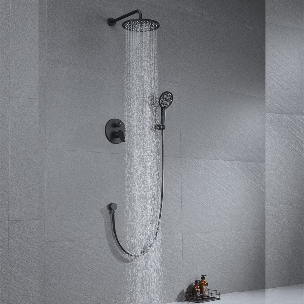 Встроенная душевая система Black&White UK8311B