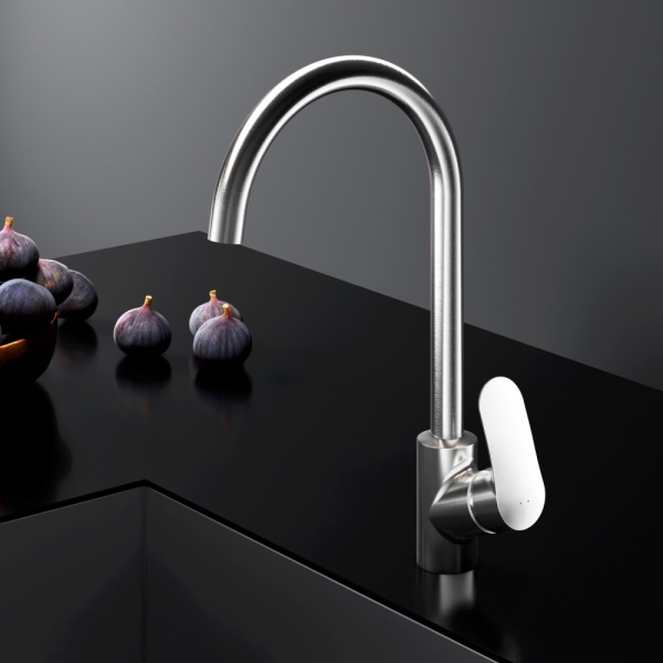 Смеситель для кухни Am.Pm Like F8007111 без подключения к фильтру сатин