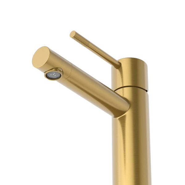 Смеситель для раковины Cezares Relax RELAX-LS2-BORO брашированное золото