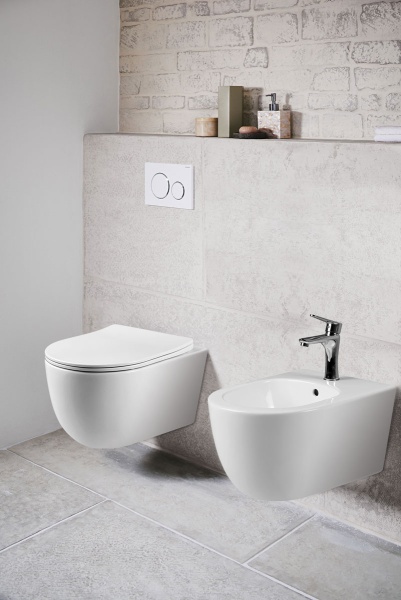 Биде подвесное Vincea Evo VB1-34S фарфор, цвет белый