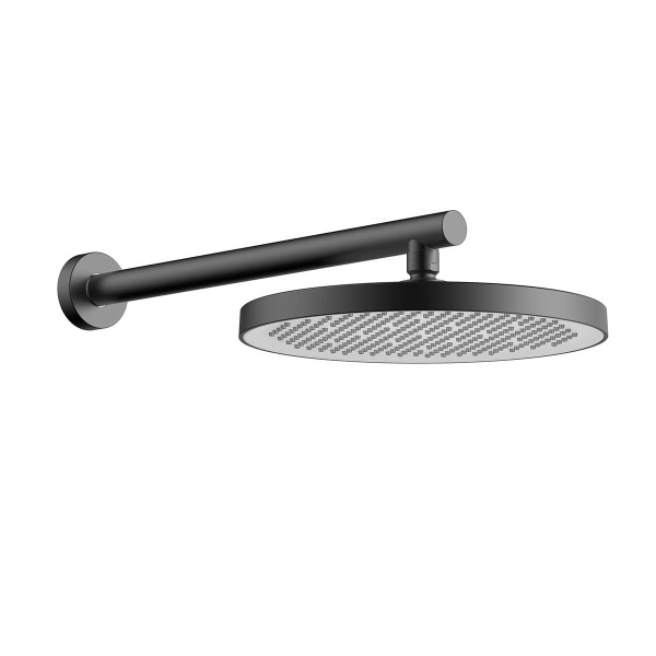 Душевая система со смесителем Vincea  VSFW-4212GM монтаж встраиваемая в стену без термостата вороненая сталь