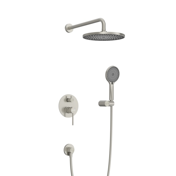 Душевая система со смесителем Cezares Relax RELAX-DSET-IN монтаж встраиваемая  в стену без термостата сатин