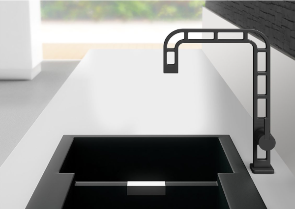 Смеситель для кухни Webert One-A ON921202560 без подключения к фильтру черный