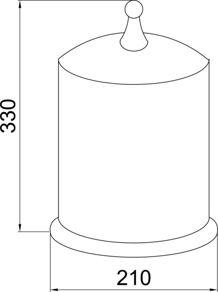 Ведро для мусора Boheme Medici 10608 5 л