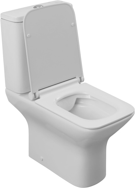 Чаша напольного унитаза Aquanet Cube Cube 2-C цвет белый