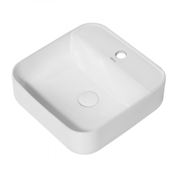 Раковина  квадратная  Abber Rechteck AC2215 фаянс цвет белый