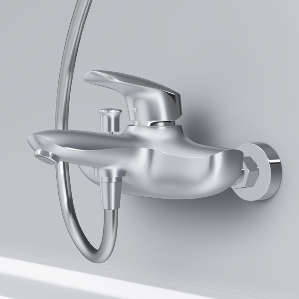 Смеситель для ванны или душа Am.Pm Bliss L F5310032 настенный 
без термостата хром