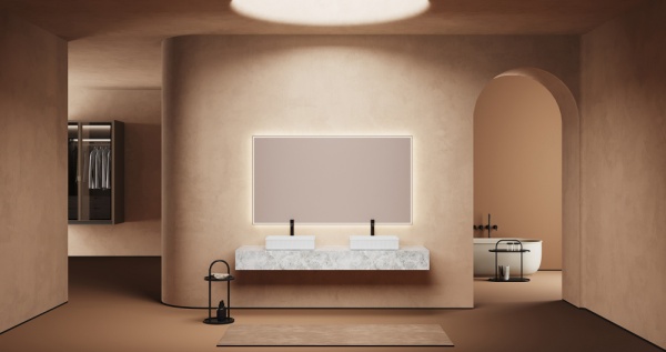 Раковина  прямоугольная Abber Rechteck AC2216 фаянс цвет белый