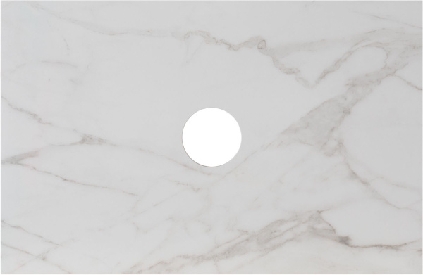 Столешница для ванной Allen Brau Reality 1.32022.M 71 см керамогранит, цвет белый