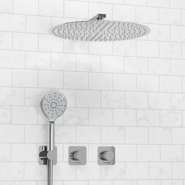Душевая система со смесителем Wasserkraft Mosel 4600 A4651.293.090.117.271.087.127 монтаж встраиваемая в стену без термостата хром
