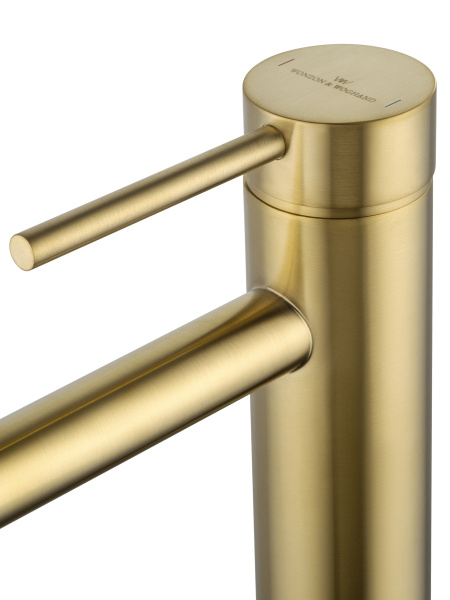 Смеситель для раковины Wonzon&amp;Woghand Stick WW-88139017-BG брашированное золото
