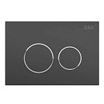 Кнопка смыва механическая D&amp;K Bayern DB1529006 цвет графит