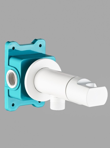 Гигиенический душ ALMAes Agata AL-877-06 встраиваемый в стену белый матовый