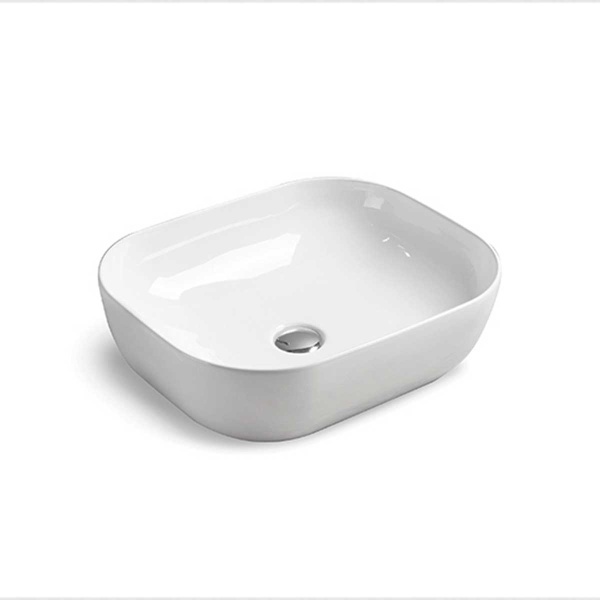 Раковина накладная прямоугольная Vincea  VBS-101 фарфор цвет белый