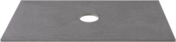 Столешница для ванной Allen Brau Reality 1.32023.G 81 см керамогранит, цвет серый