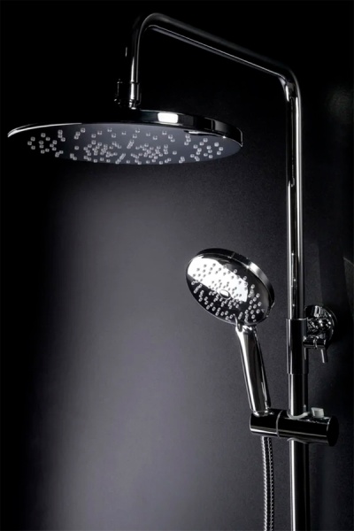 Душевая система со смесителем Boheme Spectre 458-CR монтаж настенная без термостата Chrome