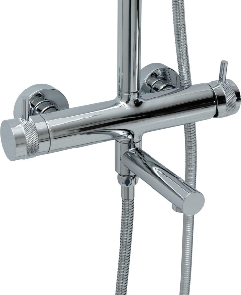 Душевая система со смесителем Allen Brau Priority 5.31A10-00 монтаж настенная без термостата хром