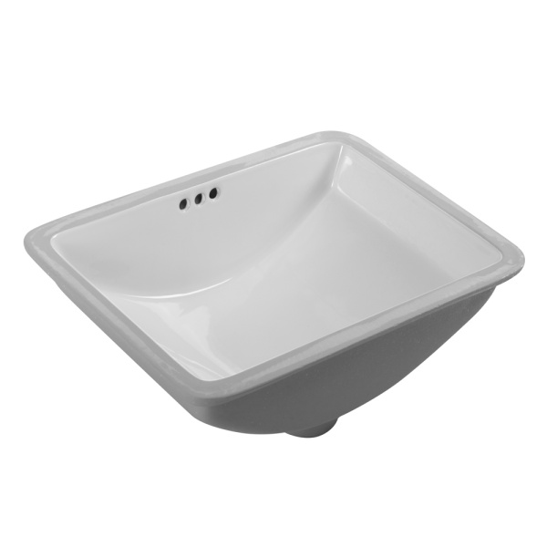 Раковина встраиваемая снизу прямоугольная BelBagno  BB1006 фаянс цвет белый