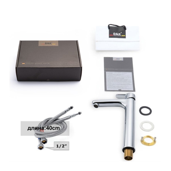 Смеситель для раковины D&amp;K Rhein.Marx DA1392001 хром