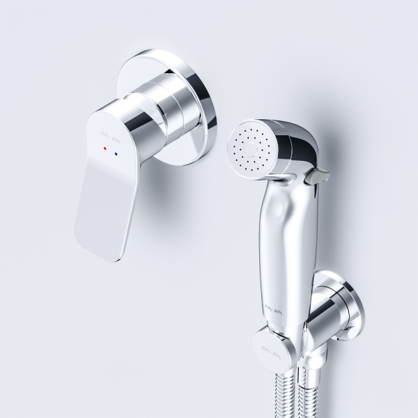 Гигиенический душ Am.Pm X-Joy F40H85A00 встраиваемый в стену хром