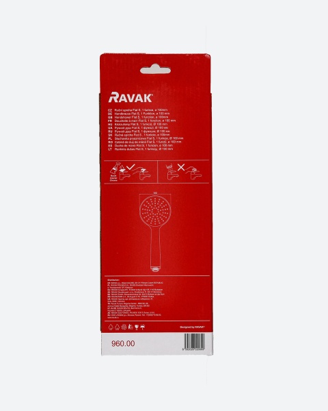 Лейка для душа Ravak  X07P343 хром 