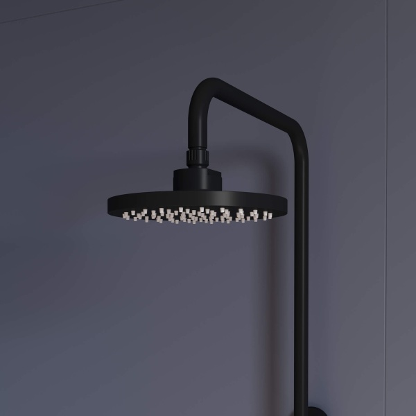 Душевая система со смесителем RGW Shower Panels 59140126-04 монтаж настенная без термостата черный