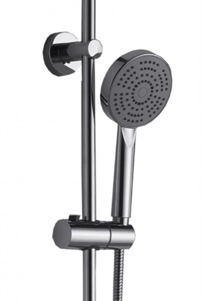 Душевая система со смесителем Bravat Waterfall F939114C-A2-RUS монтаж настенная с термостатом хром