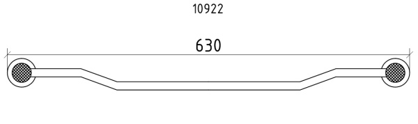 Полотенцедержатель Boheme Royal Cristal 10922-BR 