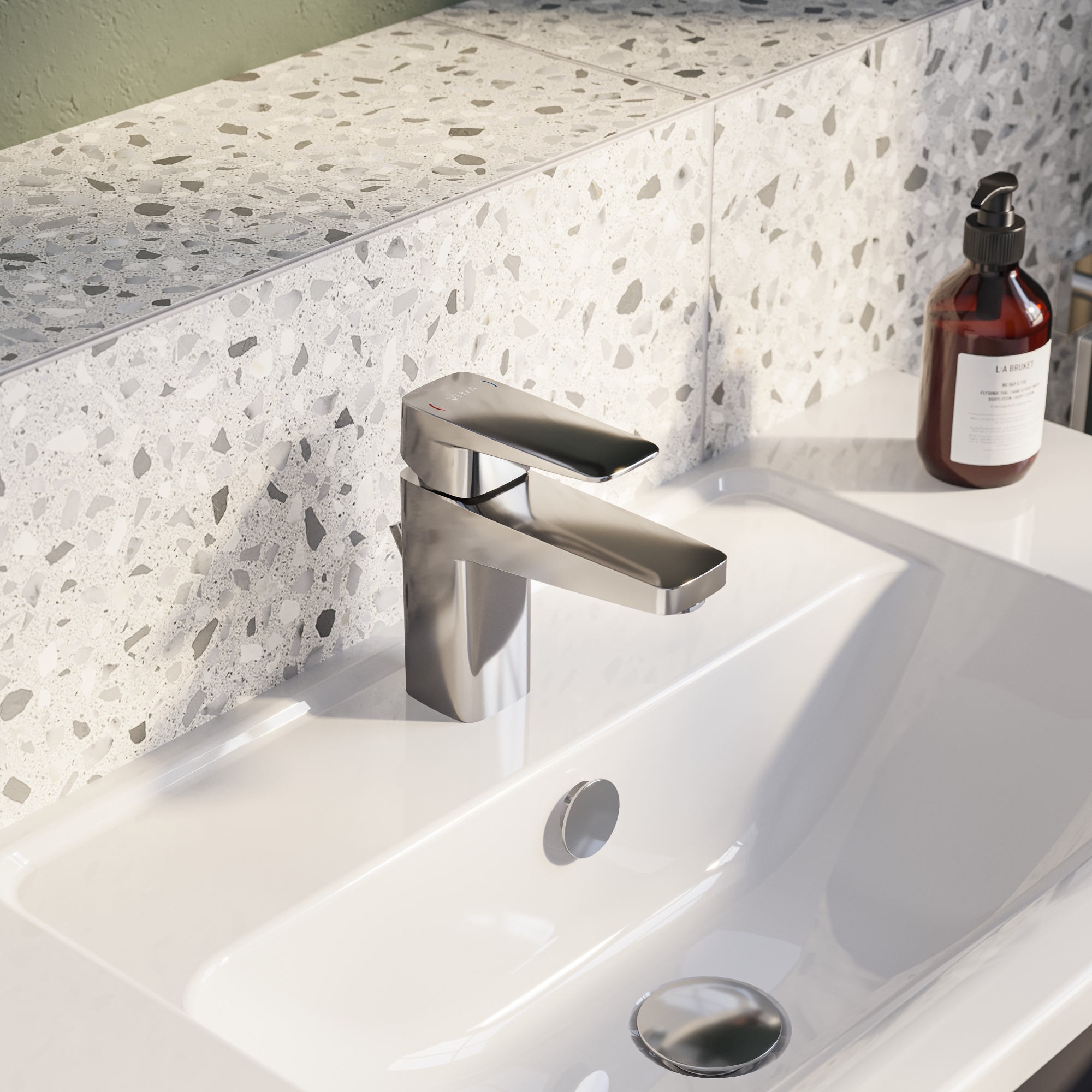 Смеситель для раковины VitrA Root Square A42731EXP хром