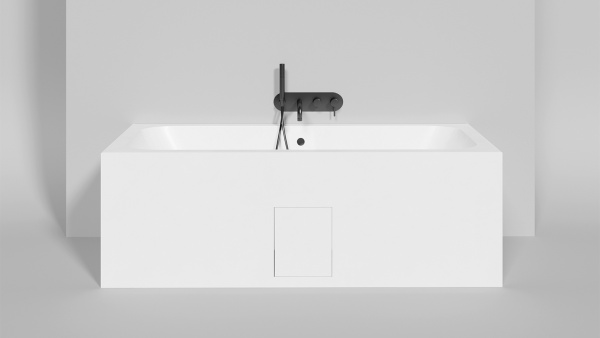 Ванна из искусственного камня Salini Orlanda Axis 103222M 180x80