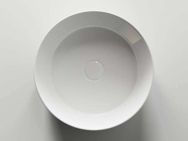 Раковина накладная круглая Ceramica Nova Element CN5001 фарфор цвет белый