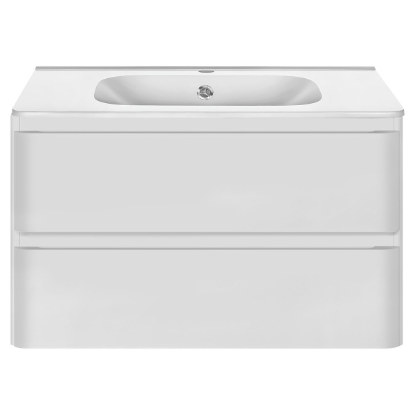 Тумба  подвесная Vincea Vico VMC-2V800GW 80 см  2 ящика цвет G.White 