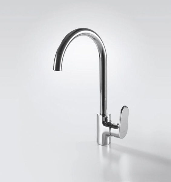 Смеситель для кухни Bravat Pure F7105161C без подключения к фильтру хром